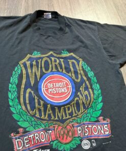 Vintage Style Detroit Pistons Graphic Sports T-Shirt Sweatshirt Pullover Hoodie Reprinted Full Color Full Size Gift for BNA Fans