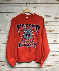 Vintage Style Fresno State Bulldogs football basketball Sweatshirt, Fresno State Sweater, Gift for Her, Gift For Him