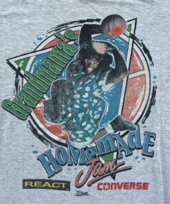 Vintage Style Grandmama Larry Johnson Converse Homemade Jam T-Shirt Hoodie Sweatshirt Full Size Full Color Gift for BNA Fans