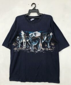 Vintage Style Group Of Wolf T-Shirt Sweatshirt Pullover Hoodie Reprinted Full Color Full Size