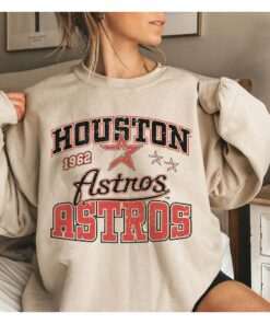 Vintage Style Houston Baseball Crewneck Retro 90s Sweatshirt Shirt Hoodie Ful Size