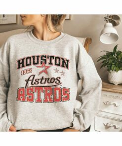 Vintage Style Houston Baseball Crewneck Retro 90s Sweatshirt Shirt Hoodie Ful Size
