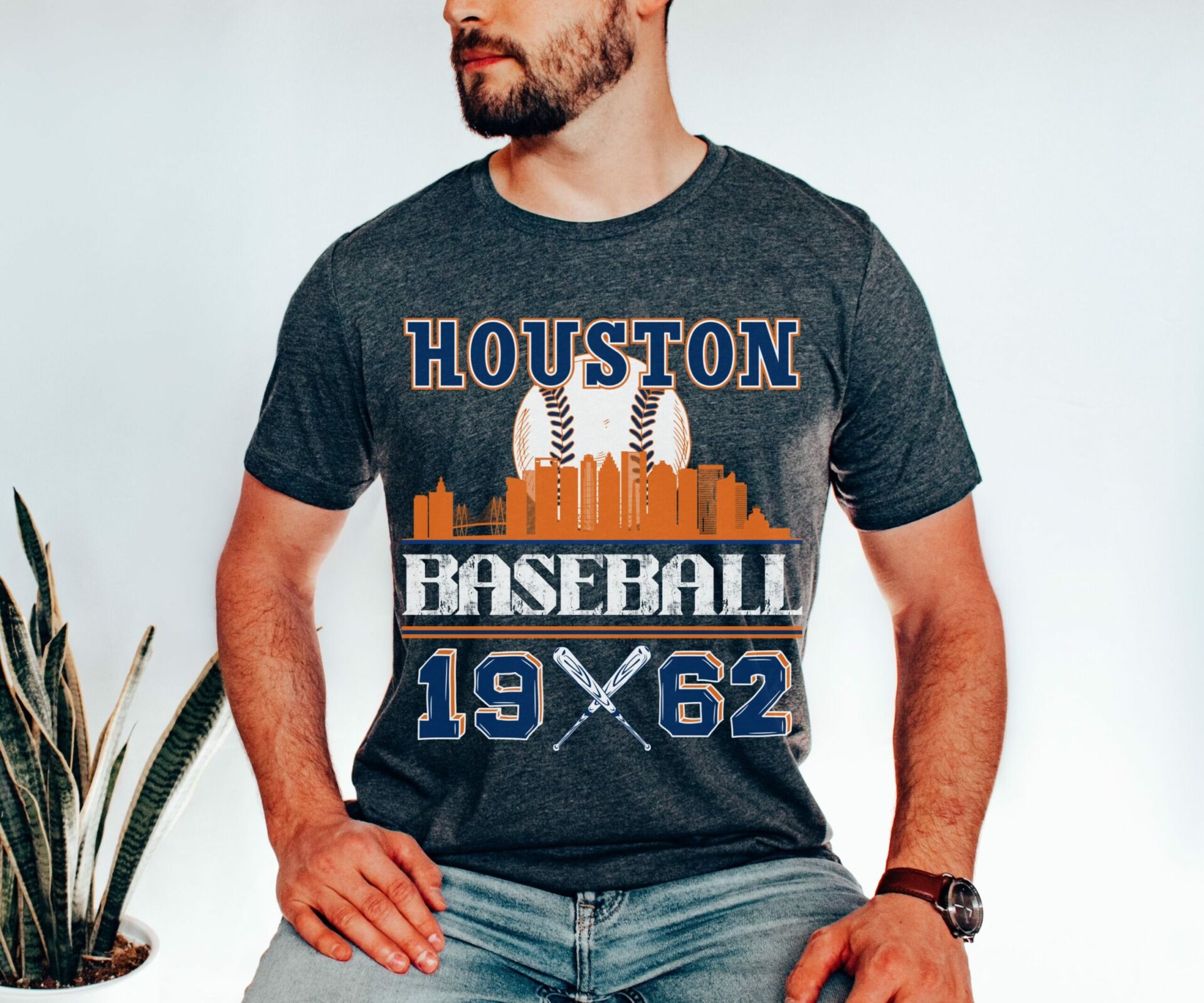 Vintage Style Houston Baseball MLB T Shirt, Hoodie, Sweatshirt Full Size S -5XL