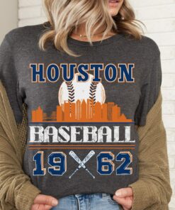 Vintage Style Houston Baseball MLB T Shirt, Hoodie, Sweatshirt Full Size S -5XL