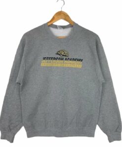 Vintage Style Jefferson Academy Jaguars Basketball Crewneck T Shirt Hoodie Sweatshirt Full Size Full Color Gift for BNA Fans