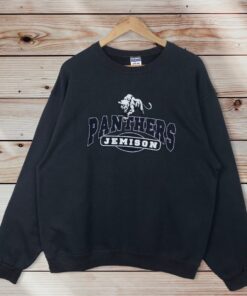 Vintage Style Jemison Panthers Football Crewneck Sweatshirt Printed Logo Jemison High School Panthers Team Sweater Pullover, Hoodie, Shirt Gifts for Fans