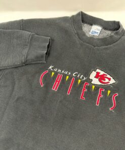 Vintage Style Kansas City Chiefs Usa T-Shirt Hoodie Sweatshirt Full Size Full Color