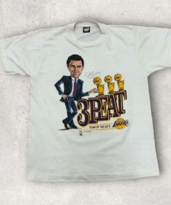 Vintage Style Los Angeles Lakers T-Shirt Sweatshirt Pullover Hoodie Reprinted Full Color Full Size Gift for BNA Fans