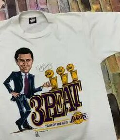 Vintage Style Los Angeles Lakers T-Shirt Sweatshirt Pullover Hoodie Reprinted Full Color Full Size Gift for BNA Fans