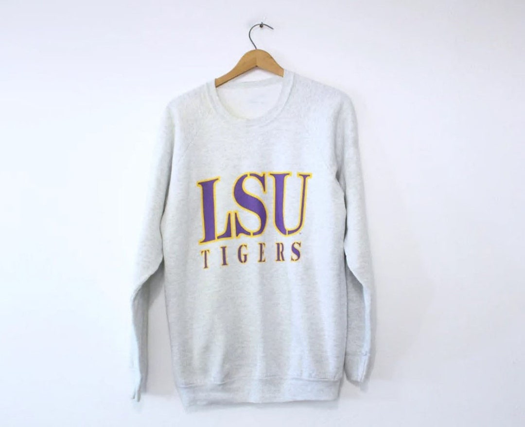 Vintage Style Louisiana State University LSU Tigers Sweatshirt, LSU Tigers Shirt, Louisiana State Football Sweatshirt, Gift For Her, For Him