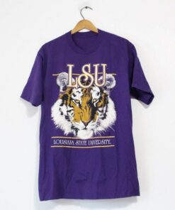 Vintage Style Louisiana State University LSU Tigers T-Shirt, Louisiana State SweatShirt, Vintage Style 90 Shirt, Gift For Her, Gift For Him, LSU Sweater, Hoodie Full Size