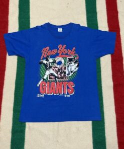 Vintage Style New York Giants T-Shirt Hoodie Sweatshirt Full Size Full Color Gift for NFL Fans