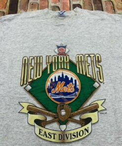 Vintage Style New York Mets East Division T Shirt Hoodie Sweatshirt Full Size Full Color