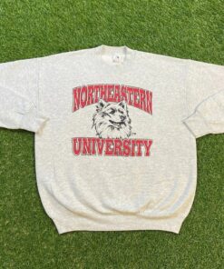 Vintage Style Northeastern University Crewneck Sweatshirt, Gift For Her, Gift For Him, Northeastern Sweater