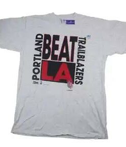 Vintage Style Nwt Portland Blazers Graphic T-Shirt Sweatshirt Pullover Hoodie Reprinted Full Color Full Size Gift for BNA Fans