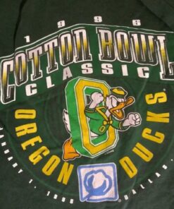 Vintage Style Oregon Ducks Cotton Bowl Classic 1996 T-Shirt Hoodie Sweatshirt Full Size Full Color Gift for NCAA Fans