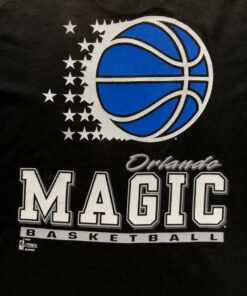 Vintage Style Orlando Magic BNA Tee Shirt Big Logo T Shirt Hoodie Sweatshirt Full Size Full Color Gift for BNA Fans