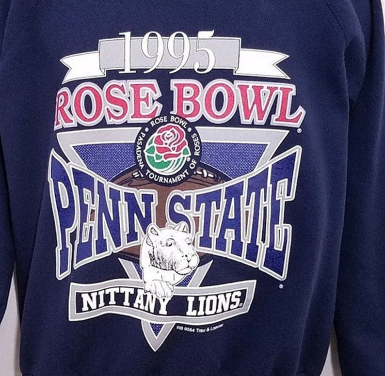 Vintage Style Penn State Nittany Lions Rose Bowl Sweatshirt, Penn State Sweater, Gift for Her, Gift For Him, Penn State University Sweatshirt