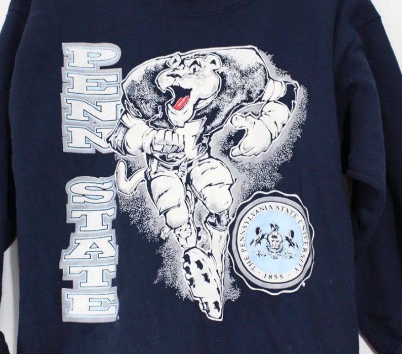 Vintage Style Penn State University Nittany Lions Sweatshirt, Penn State Sweater, Vintage Style 90s Shirt, Gift for Her, Gift For Him, Penn State Shirt
