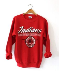 Vintage Style Southeast Missouri State University Indians Sweatshirt, Vintage Style 90s Shirt, Gift for Her, Gift For Him, Indians Sweater
