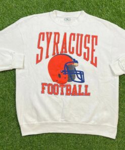 Vintage Style Syracuse University Football Crewneck Sweatshirt, Syracuse University Sweater, Vintage Style 90s Shirt, Gift for Her, Gift For Him