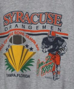Vintage Style Syracuse University Orangemen Hall of Fame Bowl 1989 Sweatshirt, Syracuse University Sweater, Gift for Her, Gift For Him