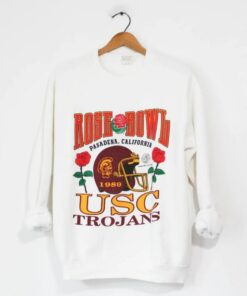 Vintage Style USC Trojans University of Southern California Rose Bowl Sweatshirt, Trojans University Sweater, Gift for Her, Gift For Him