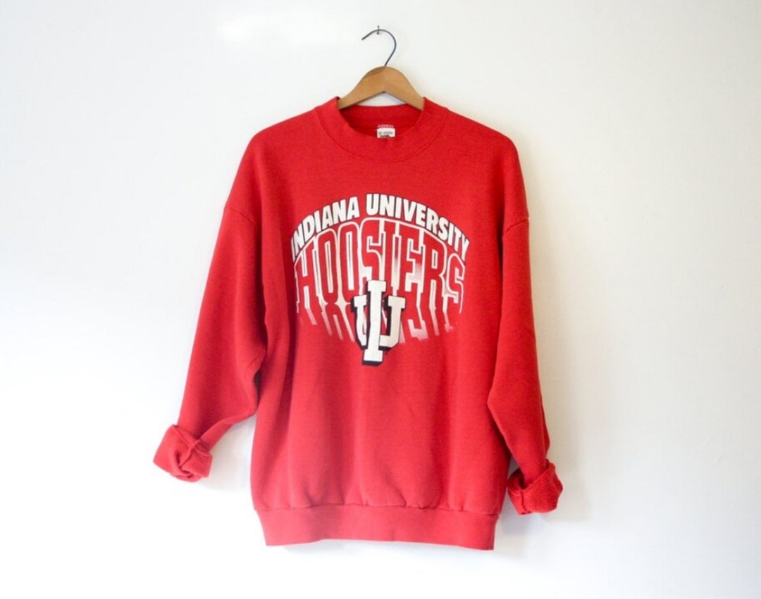 Vintage Style University Of Indiana Hoosiers Sweatshirt, Gift For Her, Gift For Him, Indiana Sweater, Vintage Style 90s Shirt