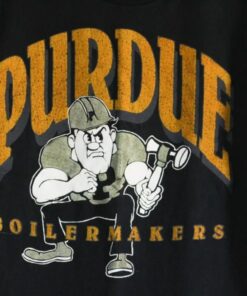 Vintage Style University Of Purdue Boilermakers T-Shirt, Vintage Style 90s Shirt, Gift For Her, Gift For Him, Purdue Boilermakers Sweater