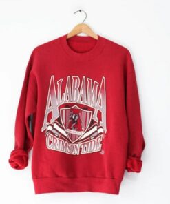 Vintage Style University of Alabama Crimson Roll Tide Sweatshirt, Vintage Style 90s Shirt, Alabama Crimson Sweater, Gift For Her, Gift For Him