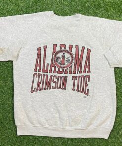 Vintage Style University of Alabama Crimson Tide Crewneck Sweatshirt, Alabama Crimson Sweater, Vintage Style 90s Shirt, Gift for Her, Gift For Him