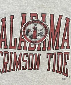 Vintage Style University of Alabama Crimson Tide Crewneck Sweatshirt, Alabama Crimson Sweater, Vintage Style 90s Shirt, Gift for Her, Gift For Him