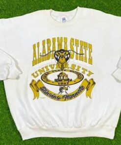 Vintage Style University of Alabama State Crewneck Sweatshirt, Alabama State Sweater, Vintage Style 90s Shirt, Gift for Her, Gift For Him