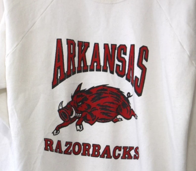 Vintage Style University of Arkansas Razorbacks Sweatshirt, Vintage Style 90s Shirt, Arkansas Razorbacks Sweater, Gift For Her, Gift For Him,