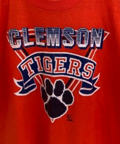 Vintage Style University of Clemson Tigers T-shirt, Vintage Style NCAA Clemson Tigers Sweatshirt, Clemson Tigers Shirt, Gift For Her, Gift For Him