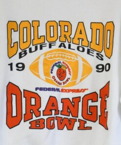 Vintage Style University of Colorado Buffaloes Orange Bowl Sweatshirt, Colorado Buffaloes Sweater, Vintage Style 90s Shirt, Gift for Her, Gift For Him