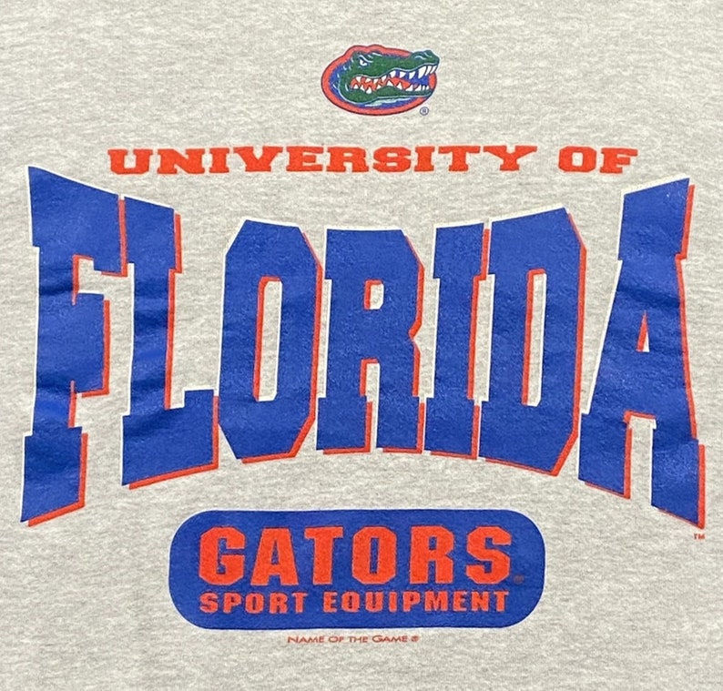 Vintage Style University of Florida Gators Crewneck Sweatshirt, Vintage Style 90s Shirt, Gift For her, For him