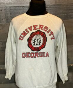 Vintage Style University of Georgia Bulldogs NCAA Sweatshirt, Georgia Bulldogs Sweater, Gift for Her, Gift For Him