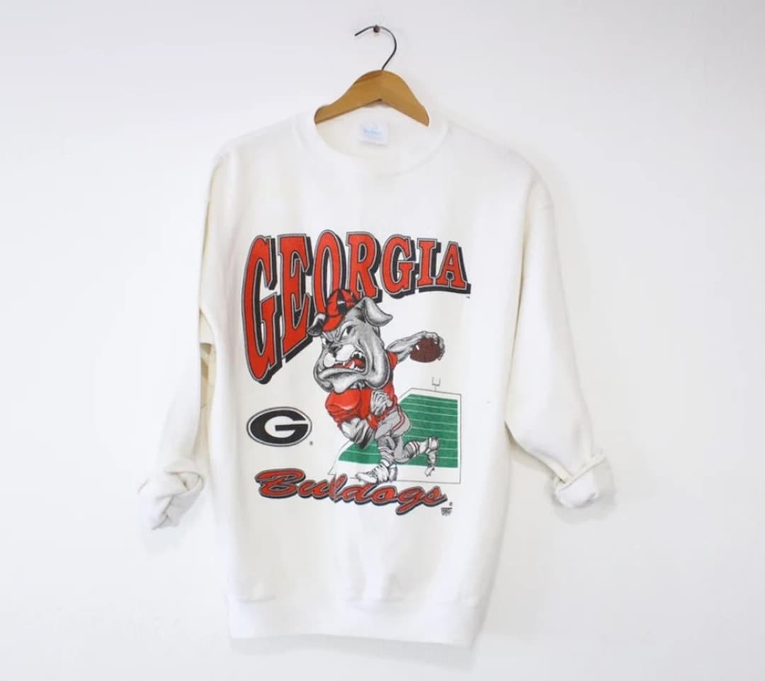 Vintage Style University of Georgia Bulldogs Sweatshirt, Vintage Style 90s Shirt, Gift For her, Gift For him, Georgia Bulldogs Sweater