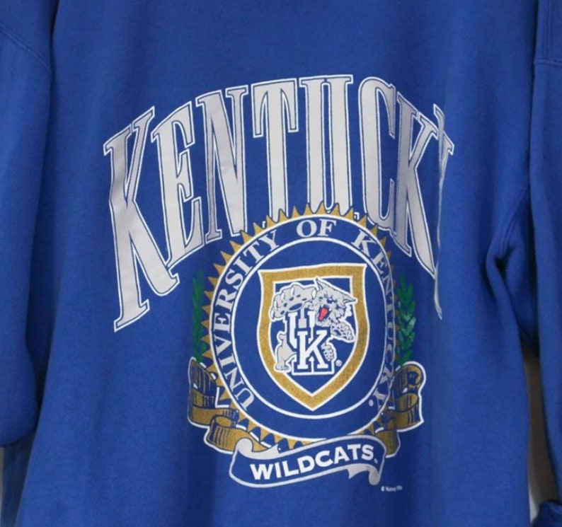 Vintage Style University of Kentucky Wildcats Sweatshirt, Kentucky Wildcats Sweater, Gift for Her, Gift For Him, Kentucky University Shirt