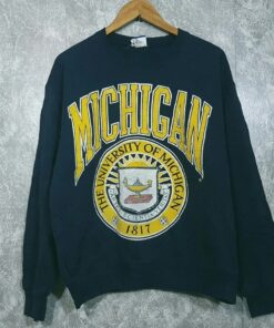 Vintage Style University of Michigan Sweatshirt, Michigan Sweater, Vintage Style 90s Shirt, Gift for Her, Gift For Him