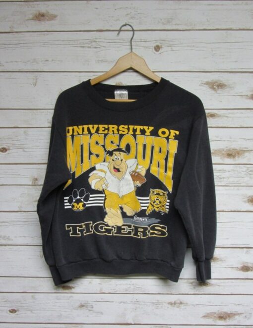 Vintage Style University of Missouri Tigers Football Sweatshirt, Missouri University Tigers Sweater, Gift for Her, Gift For Him