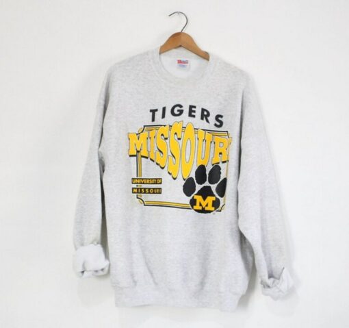 Vintage Style University of Missouri Tigers Sweatshirt, Missouri Tigers Sweater, Gift for Her, Gift For Him, Missouri Tigers Sweatshirt
