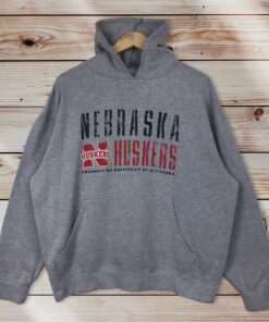 Vintage Style University of Nebraska Huskers Pullover Hoodie Printed Spell Out Big Logo Nebraska Huskers Sweater Pullover, Hoodie, Shirt Gifts for Fans
