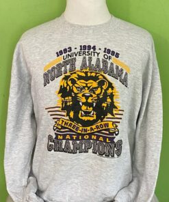 Vintage Style University of North Alabama National Champions NCAA Football Sweatshirt, North Alabama Sweater, Gift for Her, Gift For Him