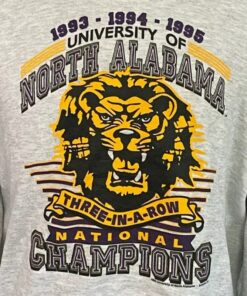 Vintage Style University of North Alabama National Champions NCAA Football Sweatshirt, North Alabama Sweater, Gift for Her, Gift For Him