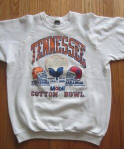Vintage Style University of Tennessee vs Arkansas Cotton Bowl Sweatshirt, Vintage Style 90s Shirt, Tennessee Shirt, Gift For Her, Gift For Him,