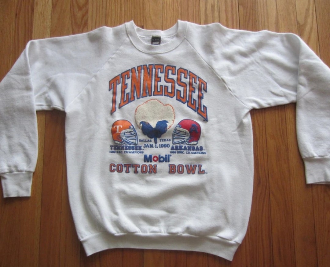 Vintage Style University of Tennessee vs Arkansas Cotton Bowl Sweatshirt, Vintage Style 90s Shirt, Tennessee Shirt, Gift For Her, Gift For Him,