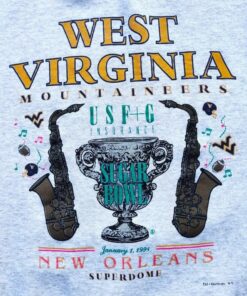 Vintage Style West Virginia Mountaineers Crewneck Sweatshirt, West Virginia University Sweater, Gift for Her, Gift For Him, West Virginia Shirt