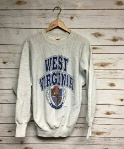 Vintage Style West Virginia Mountaineers Football Sweatshirt, West Virginia University Sweater, Gift for Her, Gift For Him